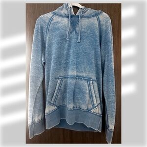 J America • Blue Distressed Hoodie • Like New • Size S